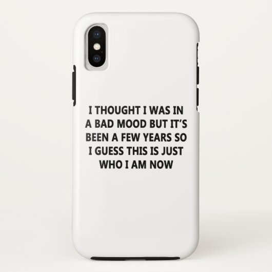 不機嫌 Case-Mate iPhoneケース (裏面)