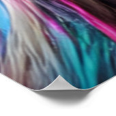 不機嫌AI生成Hatter Aliceテーマ ポスター (角)