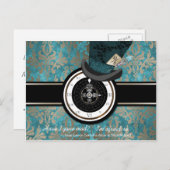 不機嫌Hatter日付ポストカードの保存 案内ポストカード (正面/裏面)