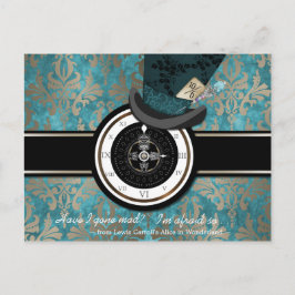 不機嫌Hatter日付ポストカードの保存 案内ポストカード