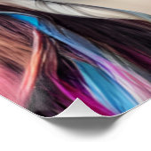 不機嫌Hatter AI生成アート ポスター (コーナー)