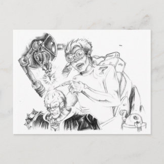 不機嫌Skillustratorポストカード ポストカード