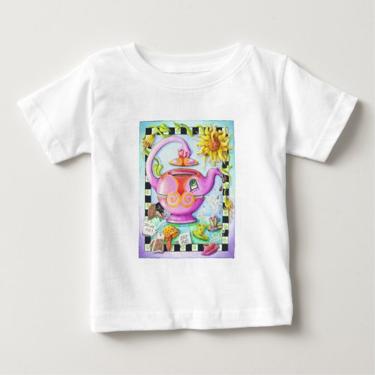 不機嫌TEAパーティー ベビーTシャツ (正面)