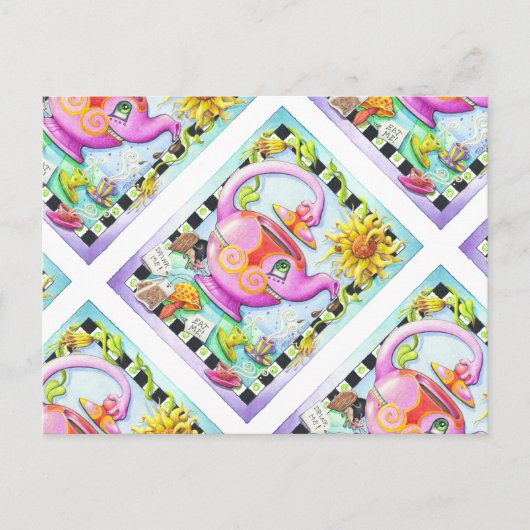 不機嫌TEAパーティー ポストカード (正面)