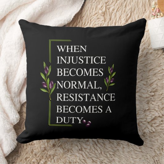 不正が正常になると抵抗が加わる クッション (ブランケット)