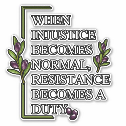 不正が正常になると抵抗が加わる シール (正面)