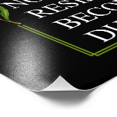 不正が正常になると抵抗が加わる フォトプリント (角)