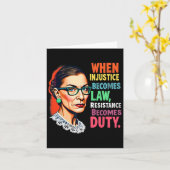 不正が法の抵抗になるとRbg カード (黄色い花)