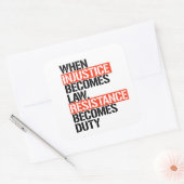 不正が法律となる時 スクエアシール (封筒)