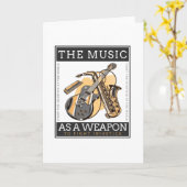 不正と戦う武器としての音楽 カード (黄色い花)