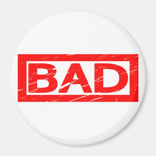 不正なスタンプ マグネット (正面)