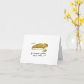 不正なデイカード カード (黄色い花)