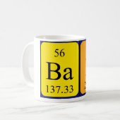 不正な周期テーブル名mag コーヒーマグカップ (正面左)