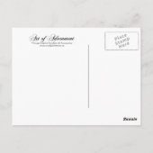 不正な子猫 – はがき (裏面)