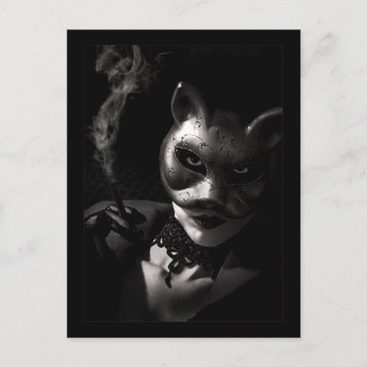 不正な子猫 – はがき (正面)