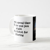 不正な猫の拾い上げ行#3 コーヒーマグカップ (正面左)