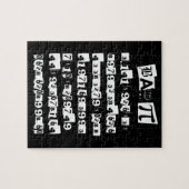 不正なPi – 不正 ジグソーパズル (横)