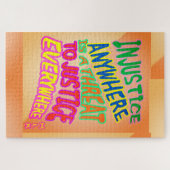 不正はどこでも…正義への脅威 ジグソーパズル (横)