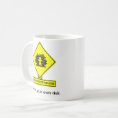 不正アクセスのマグ コーヒーマグカップ (正面左)