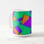 不正利用 – Ken Gage抽象芸術 コーヒーマグカップ (正面左)