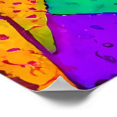 不正利用 – Ken Gage抽象芸術 ポスター (角)