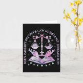 不正義が法律に違反して義務を負う カード (黄色い花)