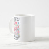 不正義が法律に違反して義務を負う コーヒーマグカップ (正面左)
