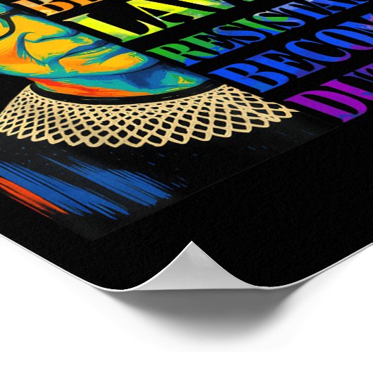 不正義が法律に違反して義務を負う ポスター (角)