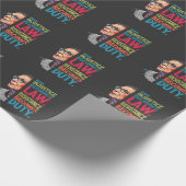 不正義が法律に違反して義務を負う ラッピングペーパー (角)