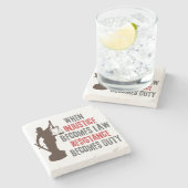 不正義は抵抗運動引用文 ストーンコースター (横)