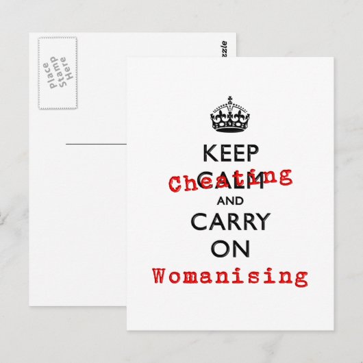 不正行為保行為 ポストカード (正面/裏面)