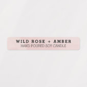 不正開封防止白黒キャンドル製品ラベル ラベル (デザイン1)