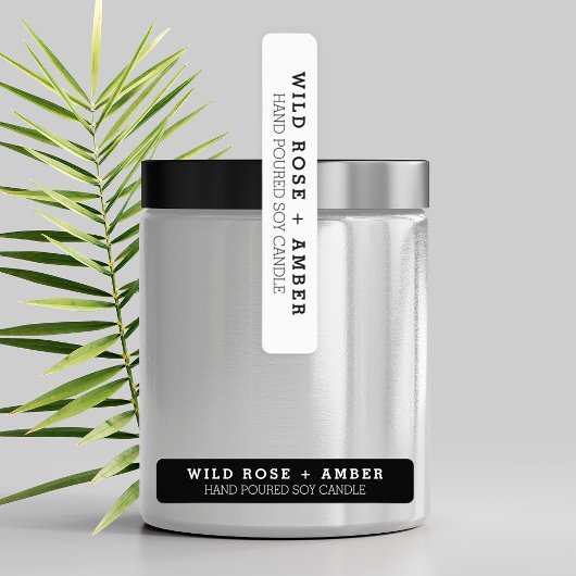 不正開封防止白黒キャンドル製品ラベル ラベル