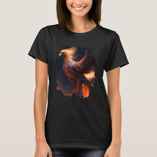 不死の伝説のフェニックス Tシャツ (正面)