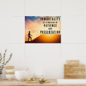 不死の忍耐感動的- ポスター (キッチン)