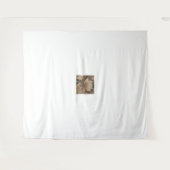 不死の道の横に不朽の藍の花 タペストリー (正面(横))