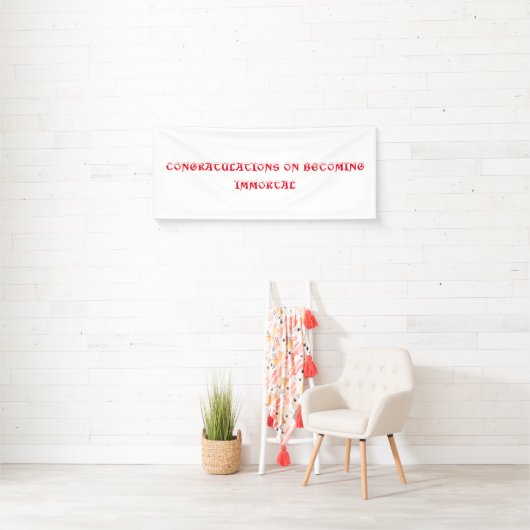 不死祝の旗 横断幕 (インサイチュ)