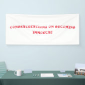 不死祝の旗 横断幕 (トレードショー)