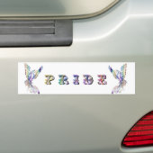 不死鳥とプライド バンパーステッカー (車上)
