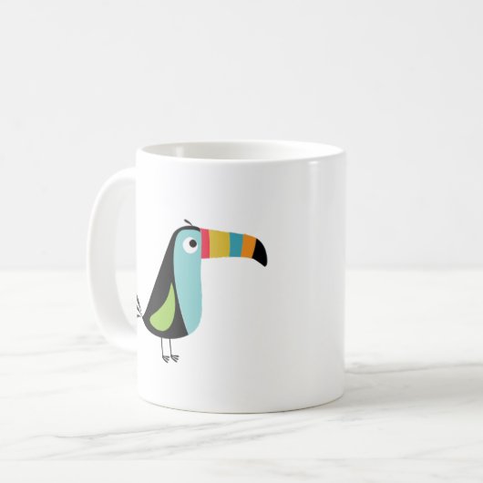 不死鳥のように上昇する コーヒーマグカップ (正面左)