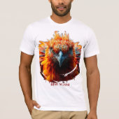 🔥 不死鳥の復活 - 再生と力 Tシャツ (正面)
