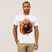 🔥 不死鳥の復活 - 再生と力 Tシャツ (正面フル)