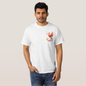 不死鳥の復活 – 強さと再生の象徴 Tシャツ (正面フル)