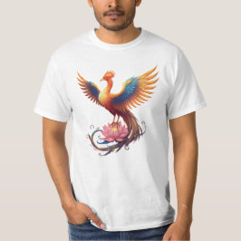 不死鳥の復活 - 強さと再生の象徴 Tシャツ