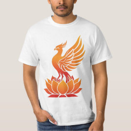 不死鳥の復活 – 強さと再生の象徴 Tシャツ