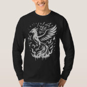 不死鳥の昇華: 侍の炎 Tシャツ (正面)