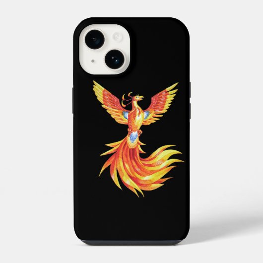 不死鳥の目覚め  iPhoneケース (裏面)