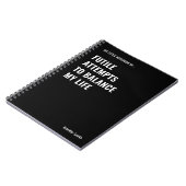 不毛な引用文の均衡を試おもしろいみる ノートブック (左側)