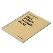 不毛な引用文の均衡を試おもしろいみる ノートブック (左側)