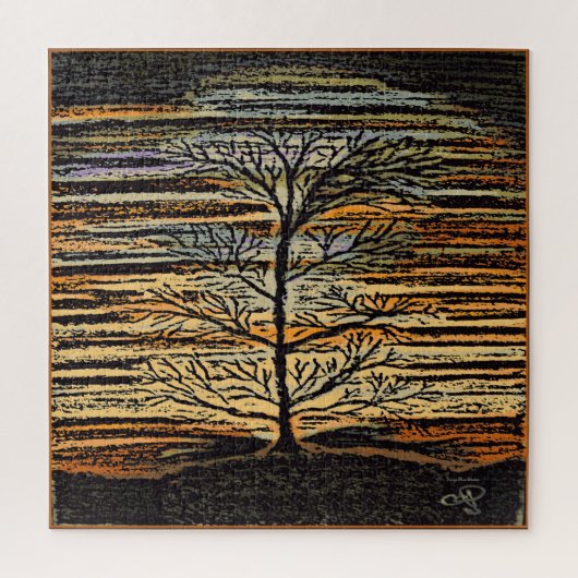 不毛の夜明け ジグソーパズル (縦)